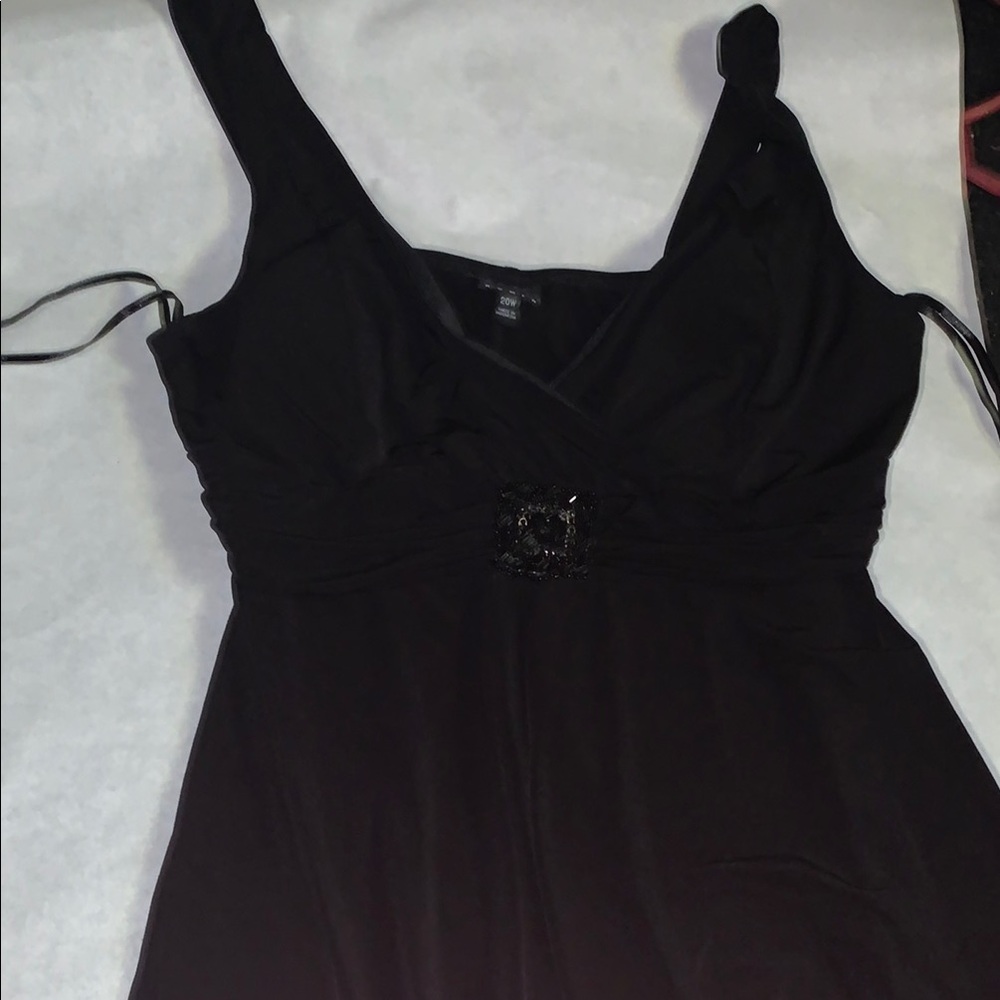 Enfocus Studio Black Asymmetrical Dress